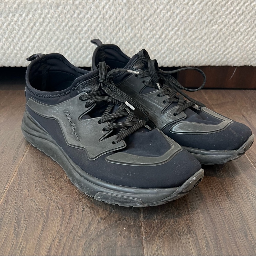 Salvatore Ferragamo Pocket Nero Men’s Sneakers